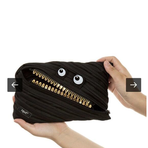 Zipit Black Pencil Case - Picture 3 of 7